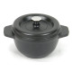 Garnek żeliwny okrągły 19 cm czarny Garnek żeliwny okrągły 19 cm czarny