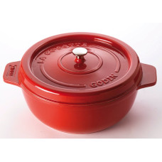 Garnek żeliwny okrągły 27 cm czerwony Garnek żeliwny okrągły 27 cm czerwony