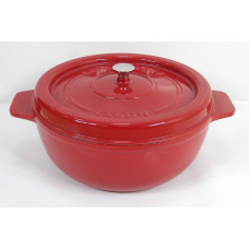 Garnek żeliwny okrągły 33 cm czerwony Garnek żeliwny okrągły 33 cm czerwony