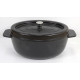 Garnek żeliwny owalny 34 cm czarny Garnek żeliwny owalny 34 cm czarny
